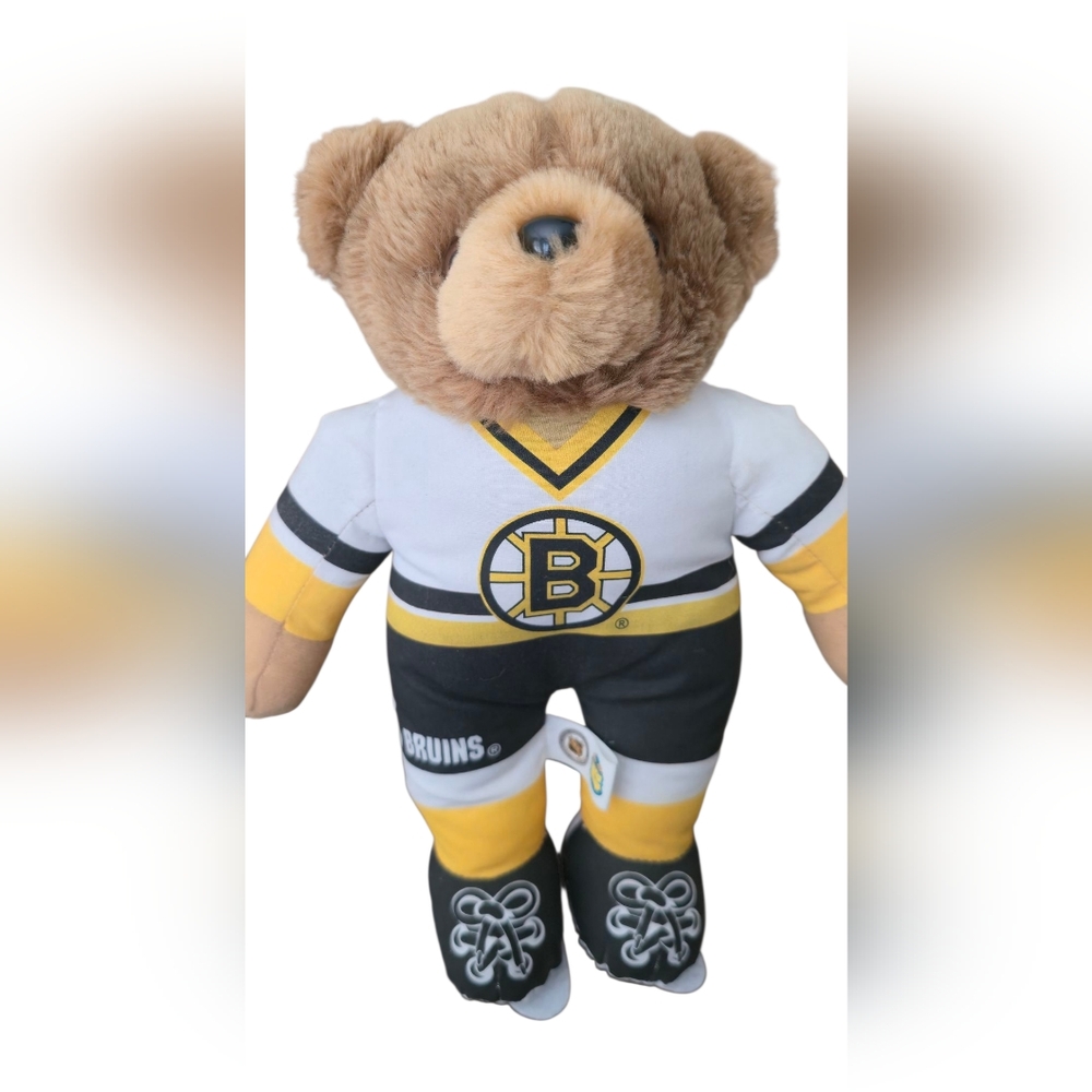 Vintage NHL Good Stuff Boston Bruins Plush Teddy Bear 12" - Picture 2 of 6